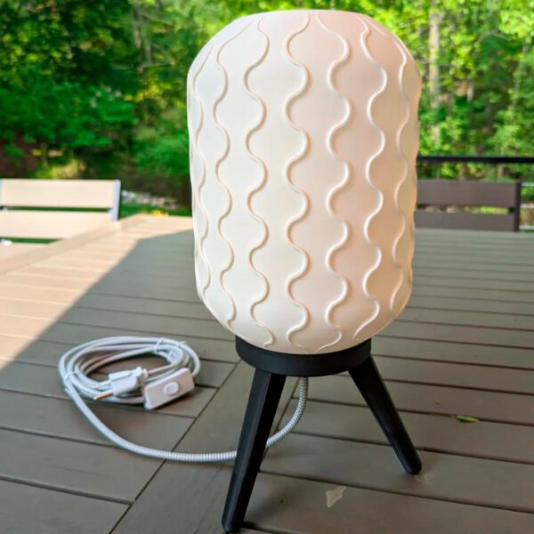 Lámpara Nórdica Velador Moderna Deco Minimalista - Imagen 2