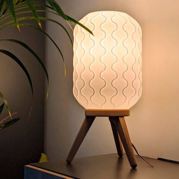 Lámpara Nórdica Velador Moderna Deco Minimalista