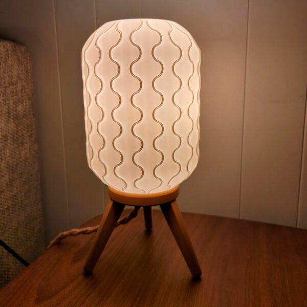 Lámpara Nórdica Velador Moderna Deco Minimalista - Imagen 3